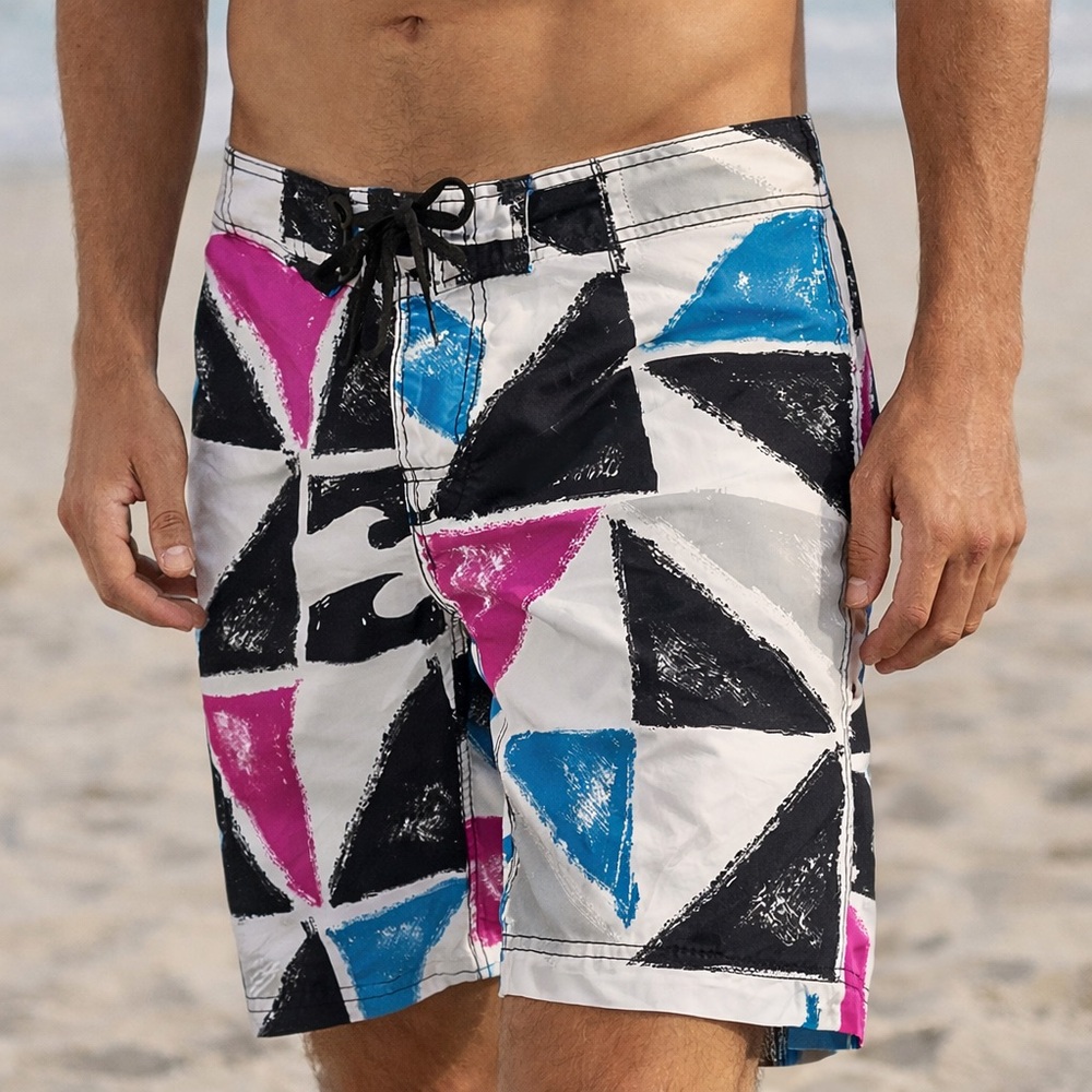 Billabong Multicolor Geometric Board Shorts